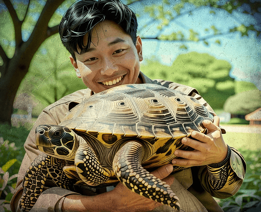거북이를 안는 꿈