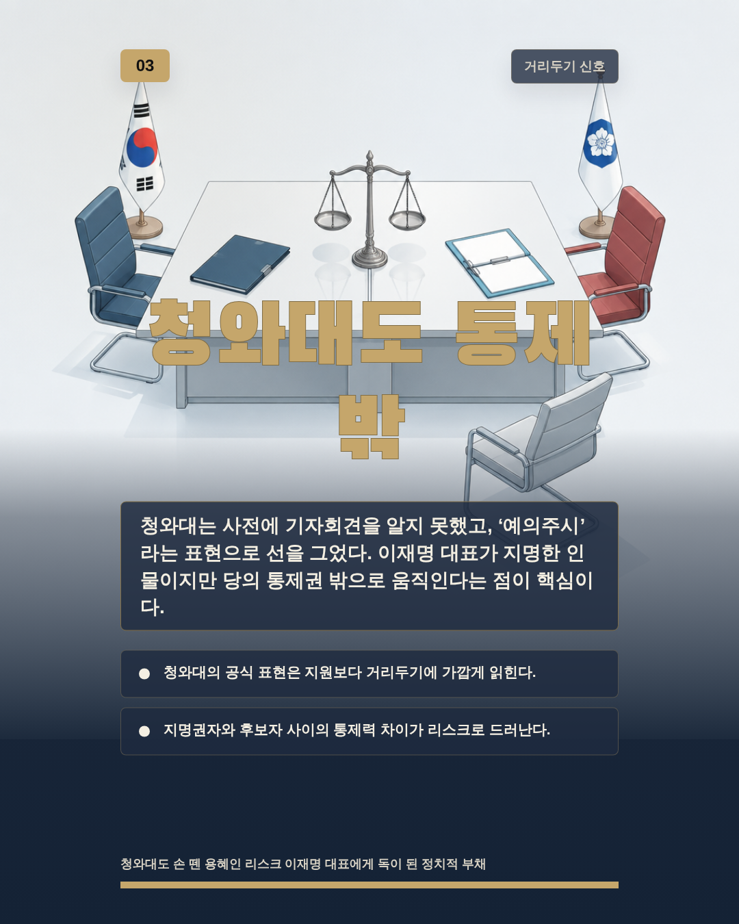 청와대도 통제 밖
