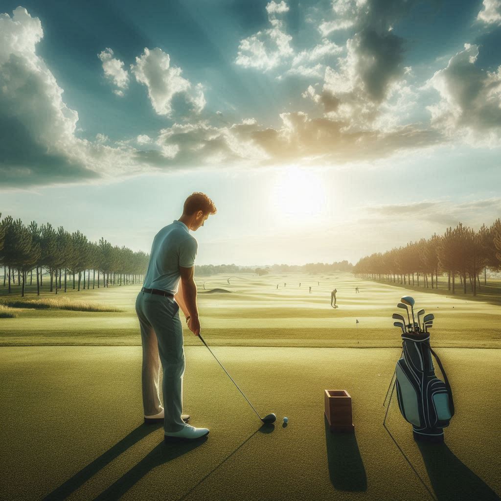 실외골프연습장 배경