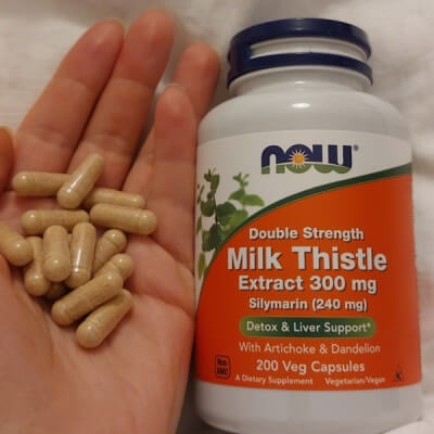 나우푸드 밀크시슬과 캡슐