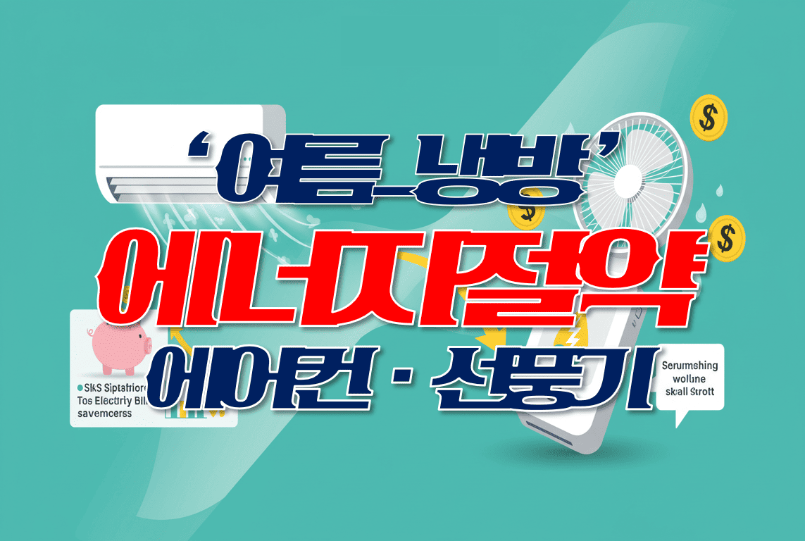 여름_냉방_전기세_절약_에어컨_선풍기