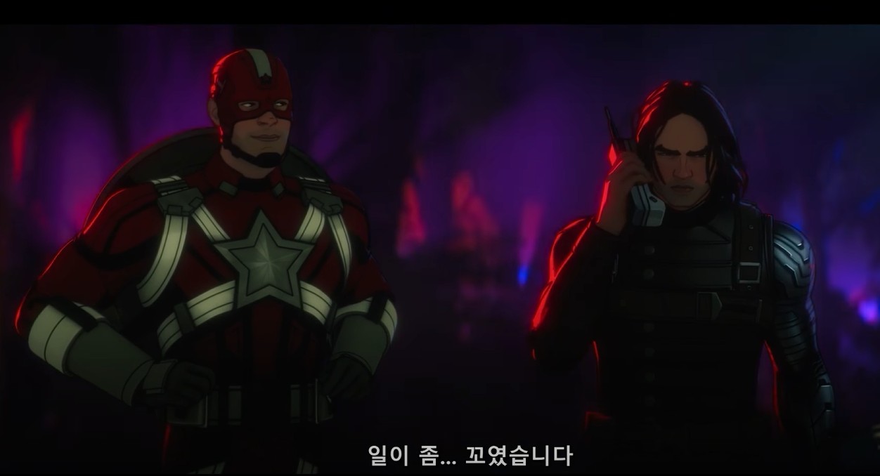 '왓 이프&hellip;?' 시즌3 레드 가디언과 윈터 솔져. (사진=월트디즈니 컴퍼니 코리아 제공) 2024.12. *재판매 및 DB 금지