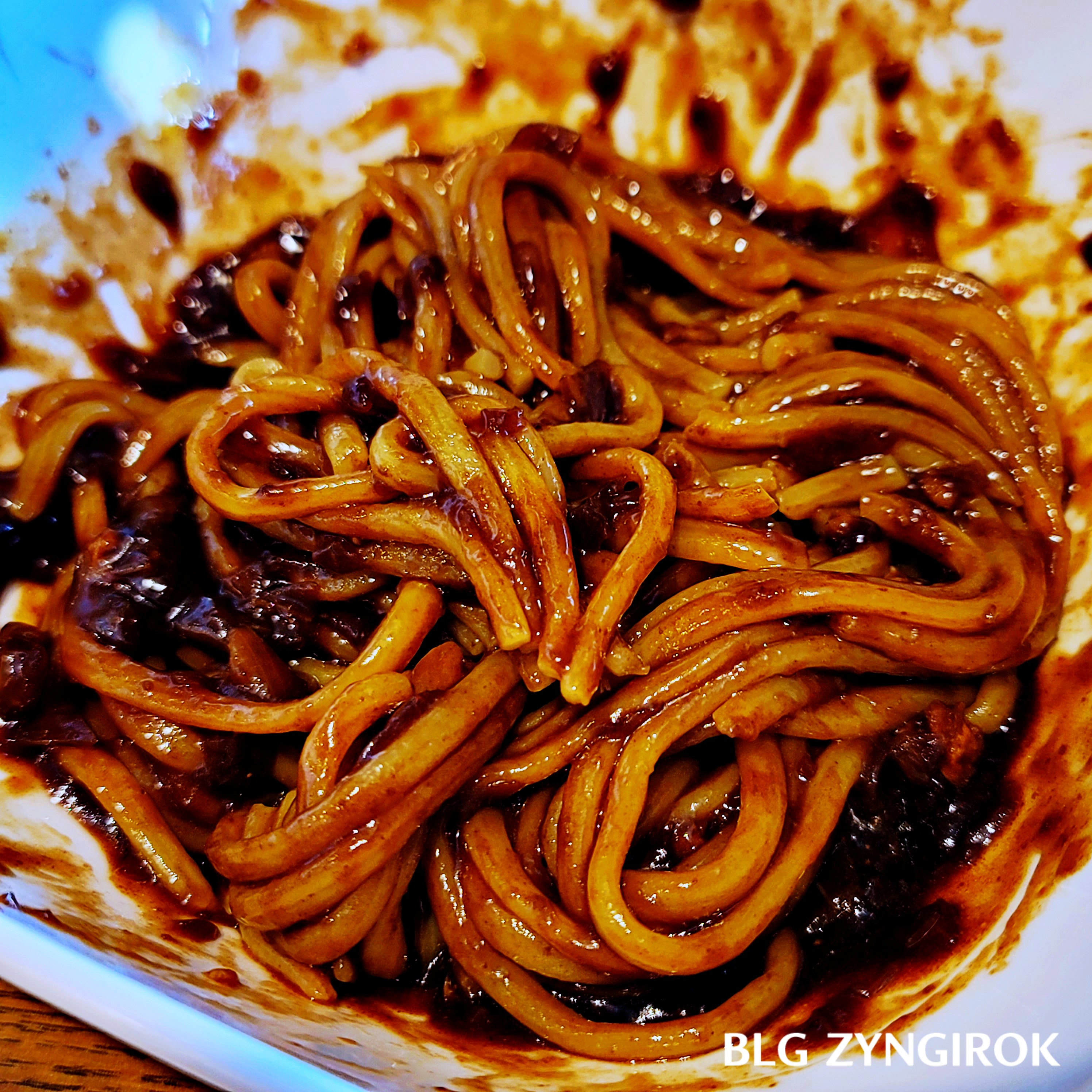 하얼빈 - 짜장면 모습이다.