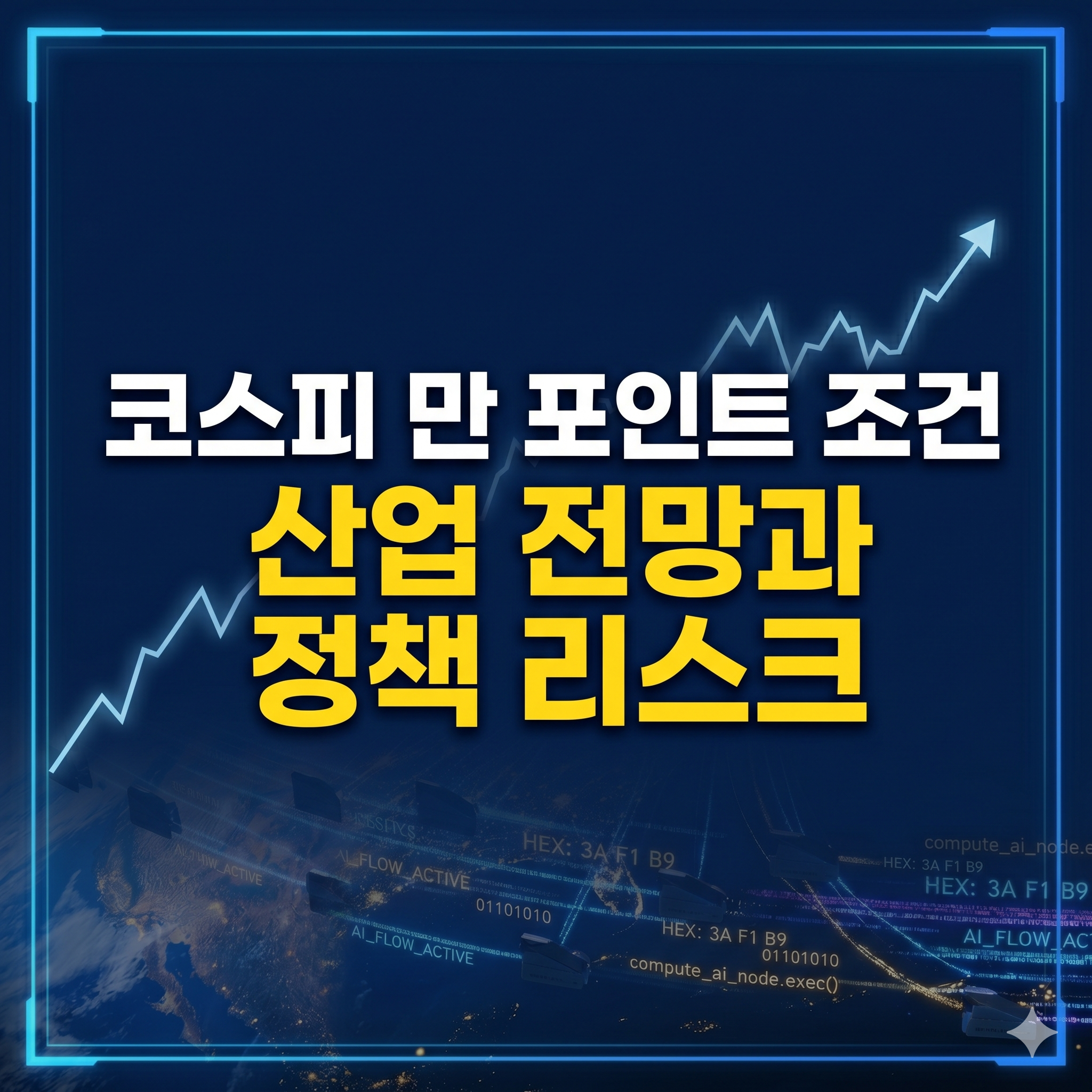 코스피 만 포인트 달성을 위한 반도체 산업 전망과 자본시장 밸류업 정책 리스크 분석 블로그 썸네일