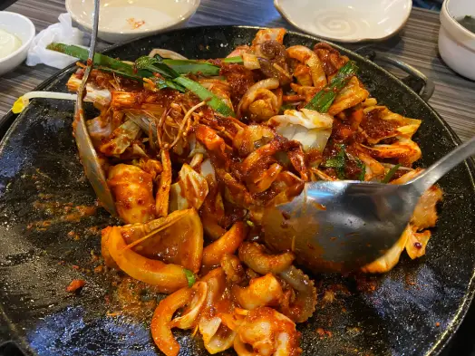사당역맛집 오감쭈꾸미 쭈꾸미통삼겹살 2인분