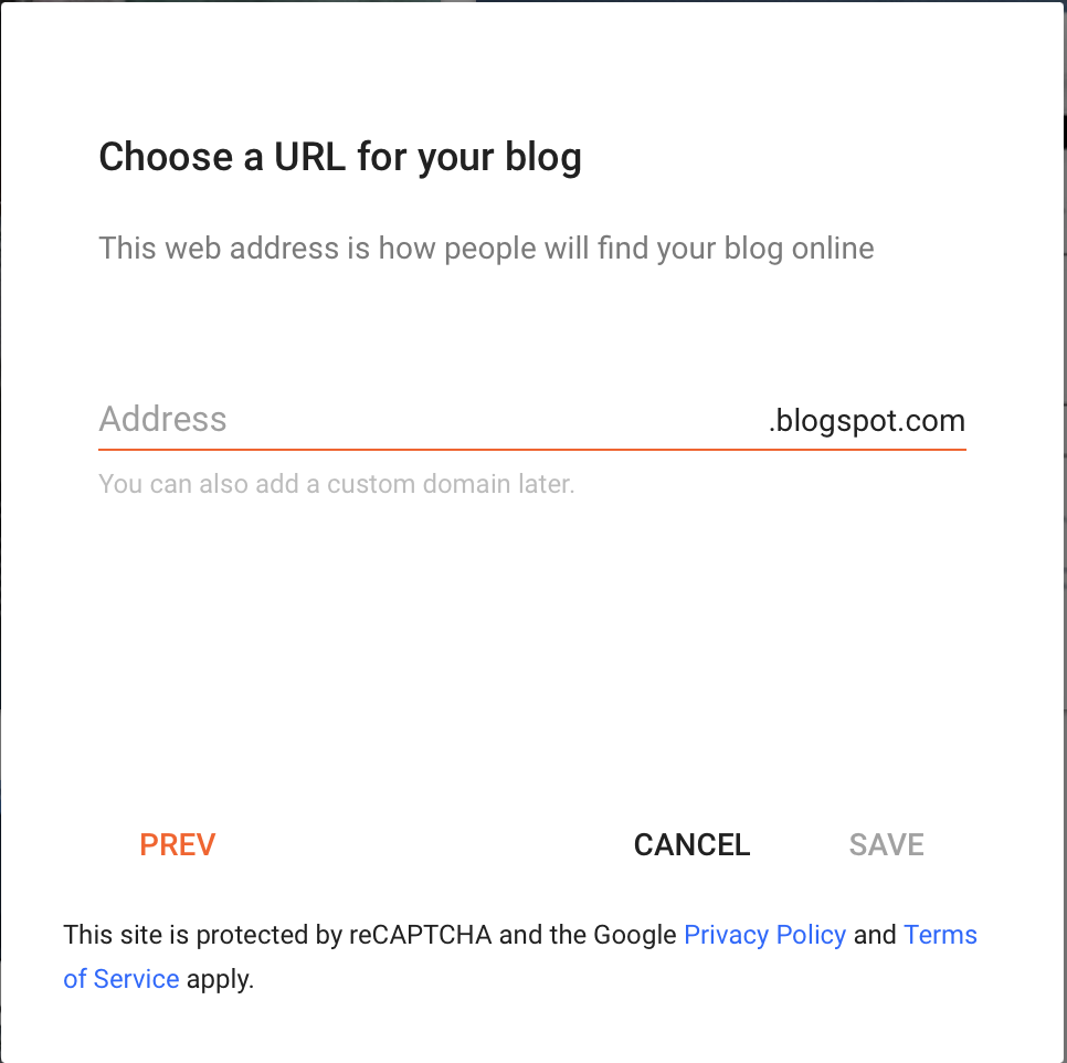 블로그 주소 입력