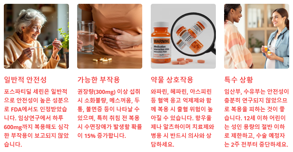 부작용과 주의사항