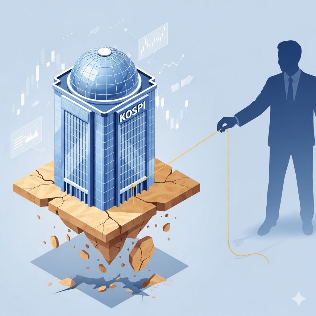 코스피 급등의 이면: 외국인의 선물 작전과 '모래성' 같은 기관 수급의 비밀