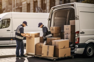 용달이사하는 모습