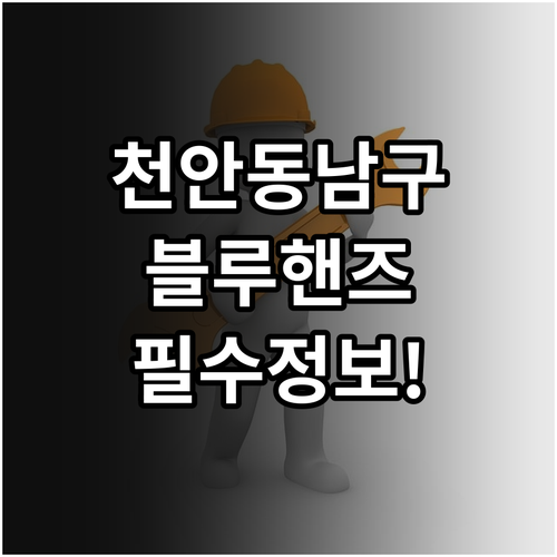 천안 동남구 현대자동차 블루핸즈 위치..