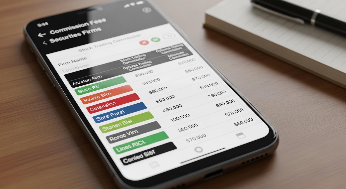 증권사 수수료 비교 기준