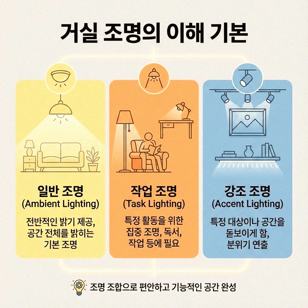 우리 집 거실 분위기를 좌우하는 조명 색온도 완벽 맞추기