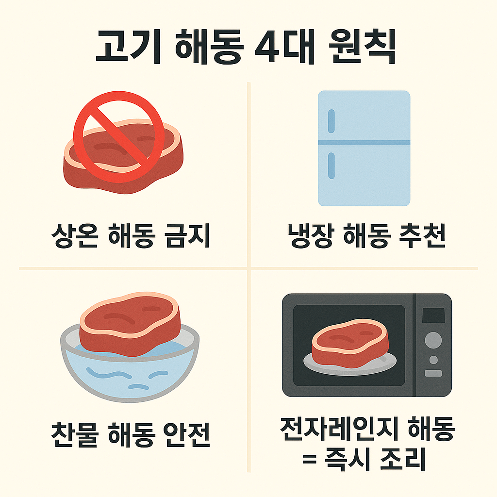 장 많이 하는 해동 실수와 고기를 가장 맛있고 안전하게 해동하는 과학적 방법