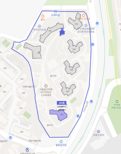 단지배치도