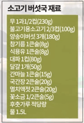 백종원 소고기무국 초간단 황금레시피 