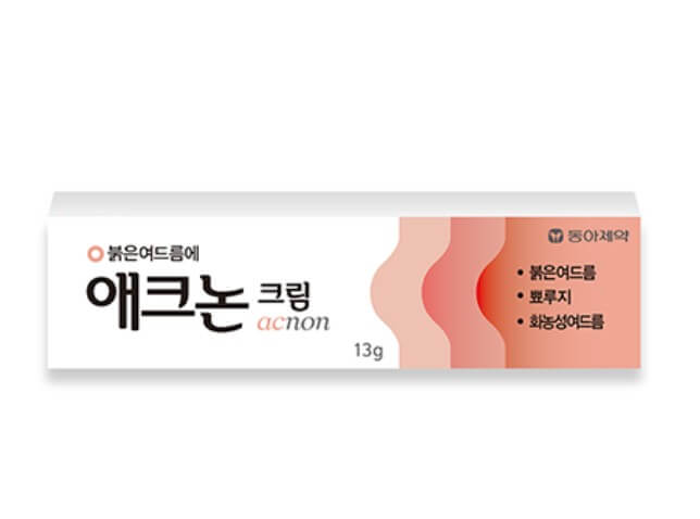 여드름-치료제-애크논-크림-박스-사진입니다.
