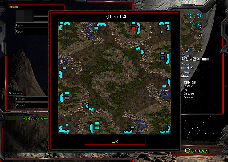 파이썬-맵-미리보기-창