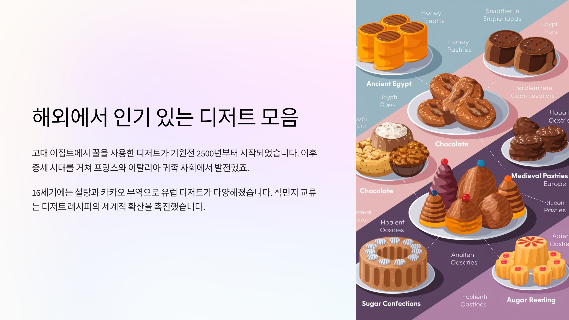 해외에서 인기있는 디저트 모음