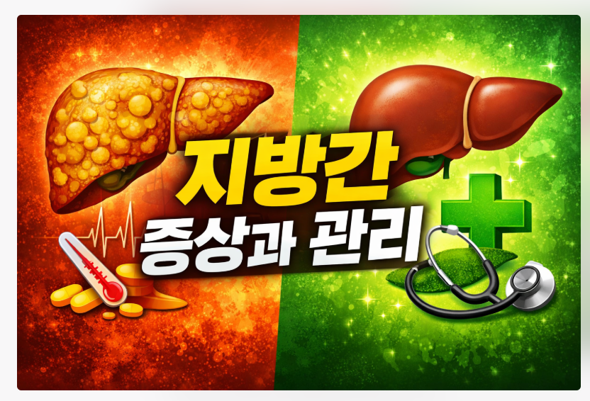 지방간 증상과 관리