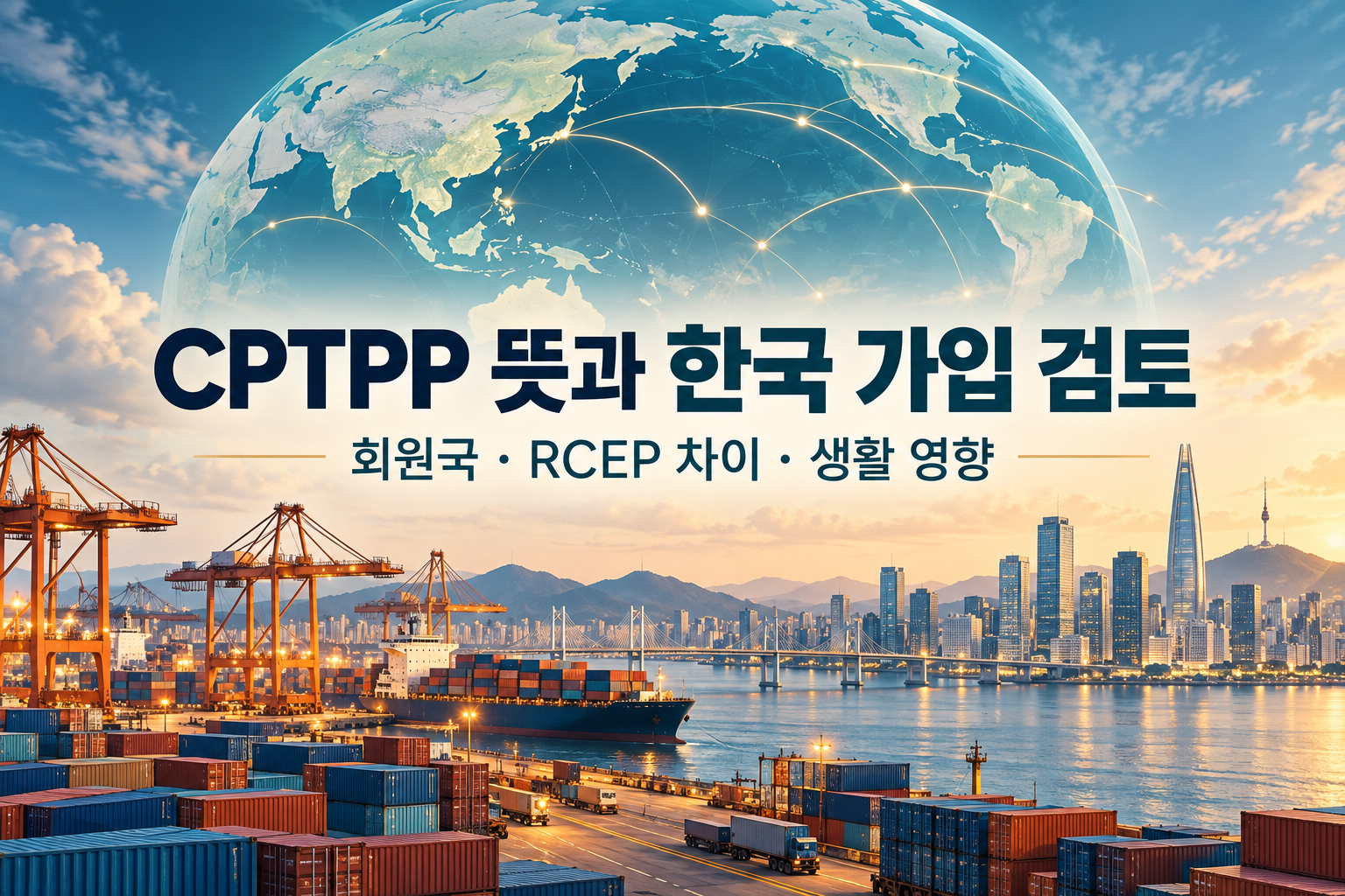 CPTPP 뜻과 한국 가입 검토 - 회원국&middot;RCEP 차이&middot;생활 영향 정리