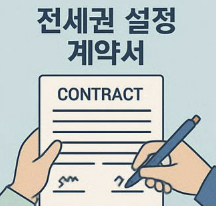 전세권설정계약서