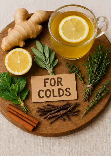 감기에 좋은 천연 약초