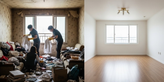 영덕 고독사청소 후 모습