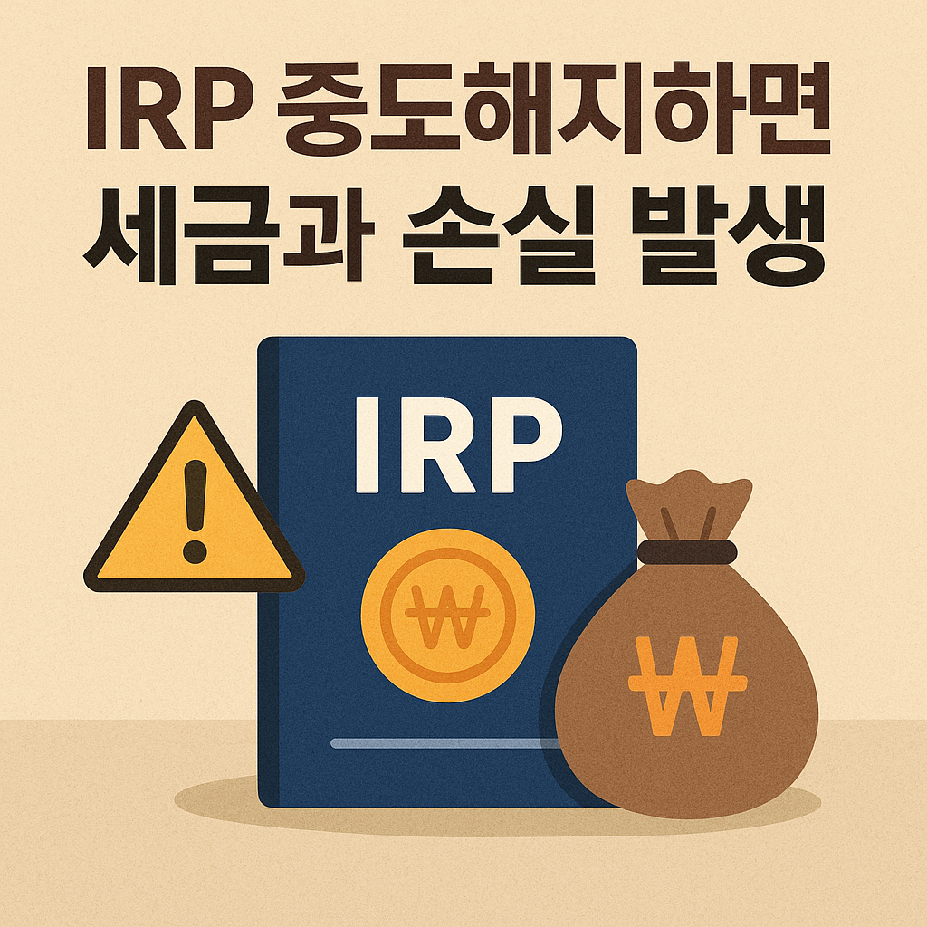 퇴직연금 IRP 해지