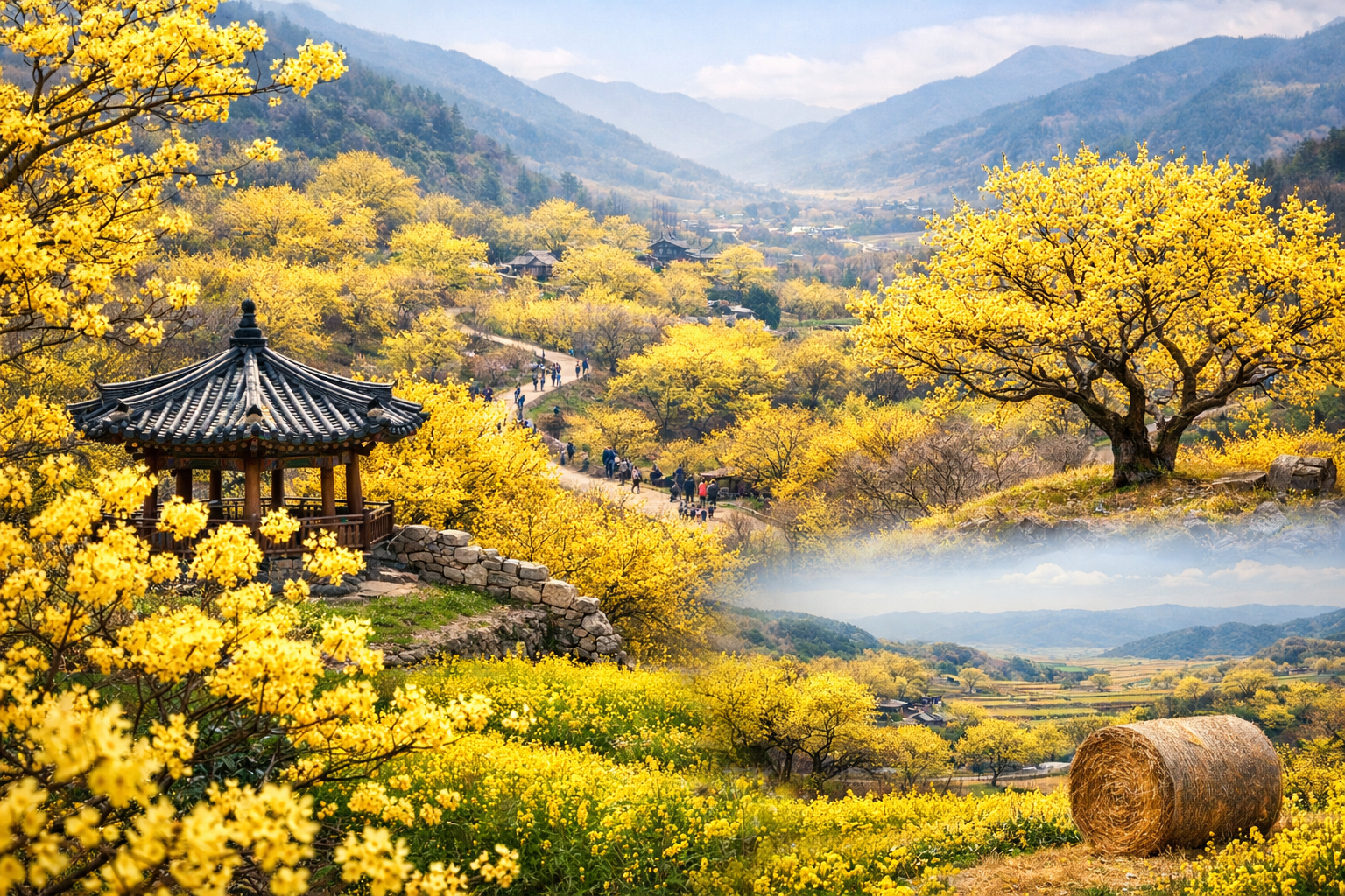 2026 산수유 꽃 개화시기 총정리｜구례&middot;이천&middot;의성 산수유 명소 BEST 3 관련 사진