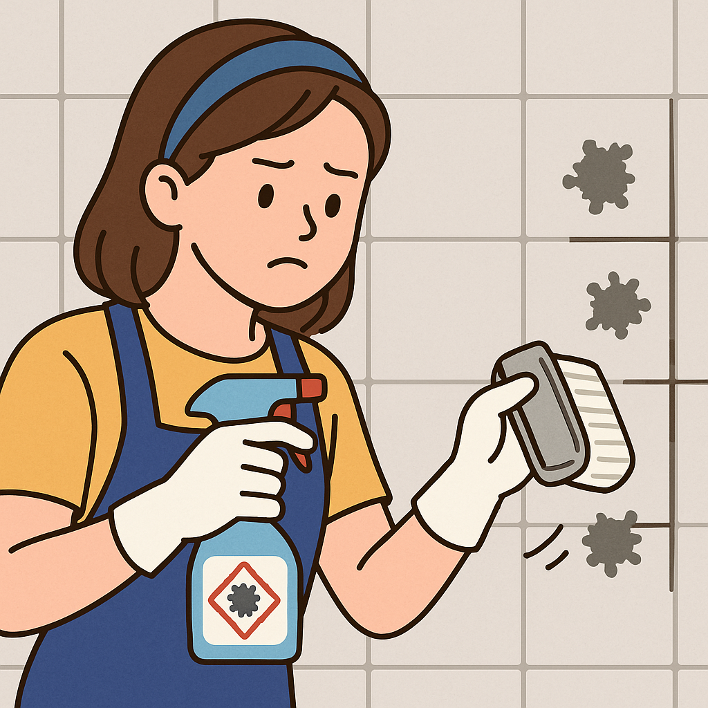 곰팡이 없이 욕실 청소하는 법 – 효과적인 청소 꿀팁