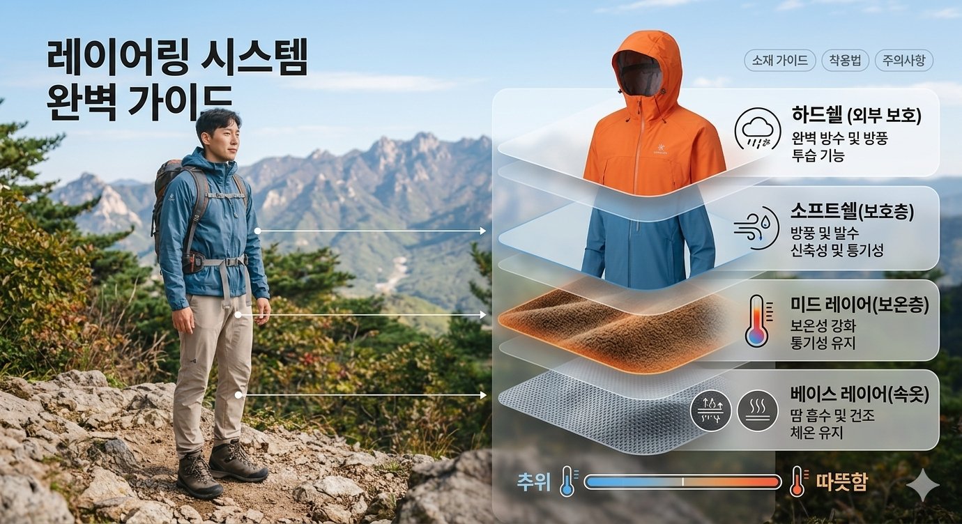 등산복 옷차림