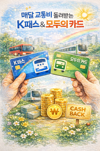 K패스 모두의카드 차이점 정리