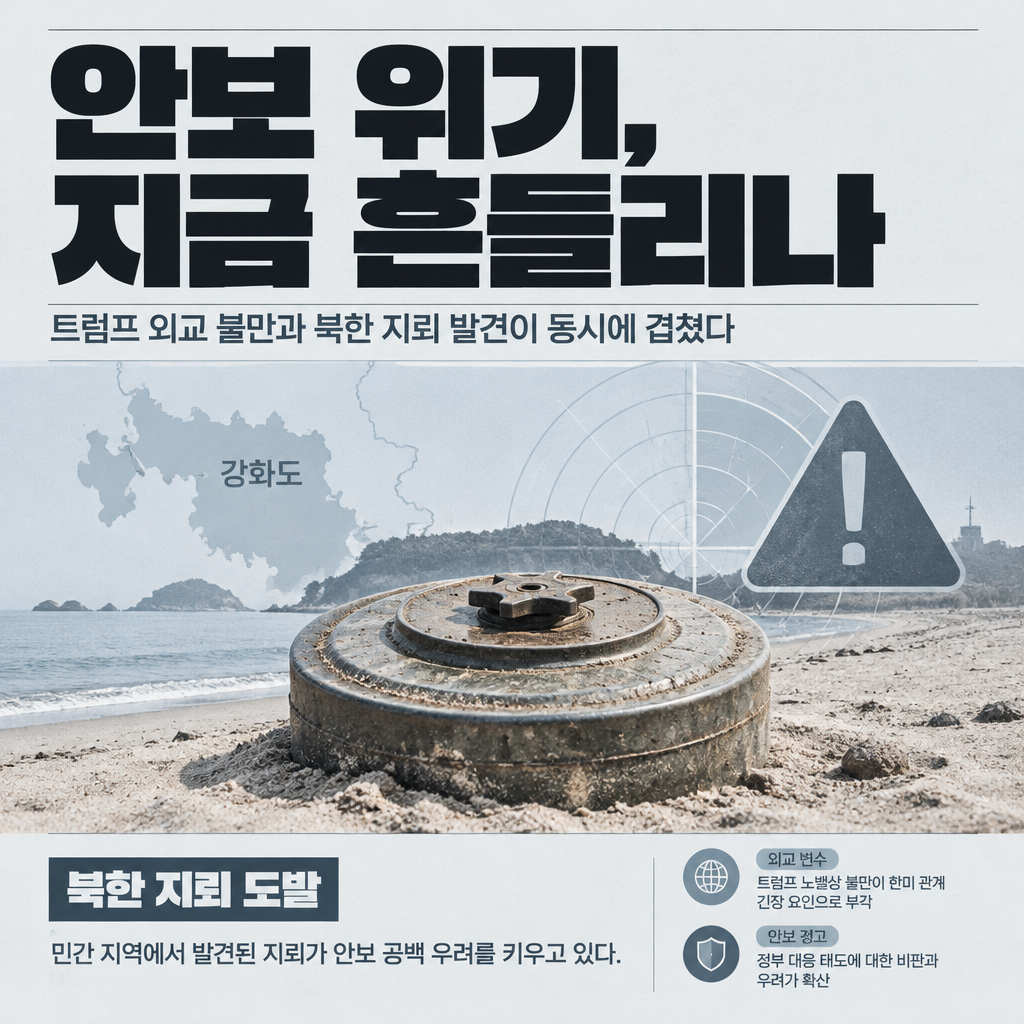 안보 위기, 지금 흔들리나