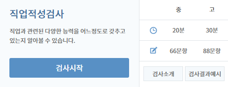 직업적성검사