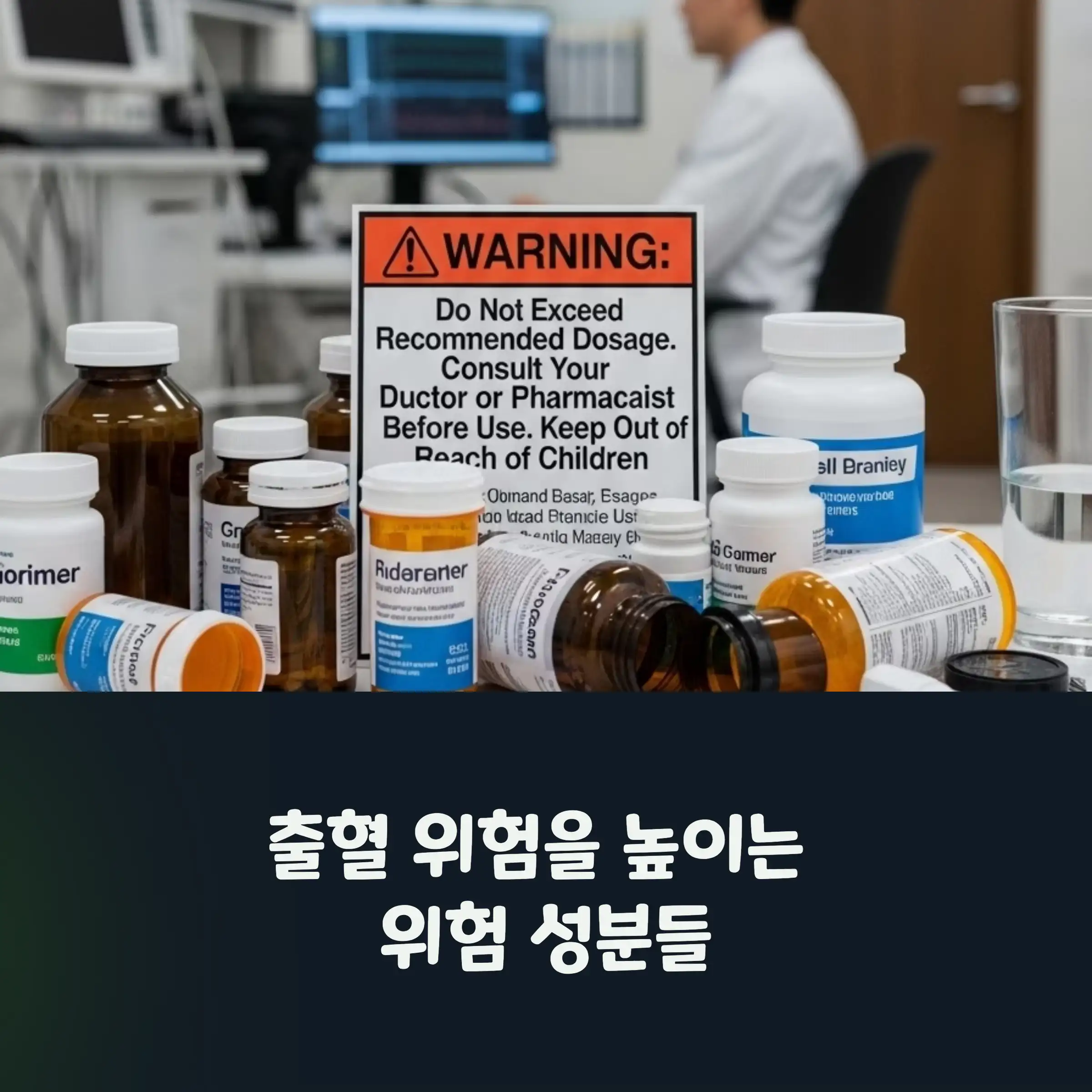 영양제 경고 표시