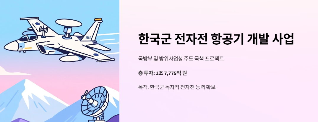 한국군 전자전 항공기 개발 사업