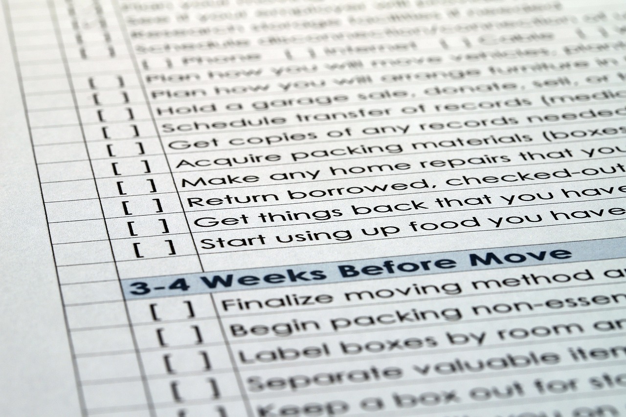 준비물 체크 관련 사진