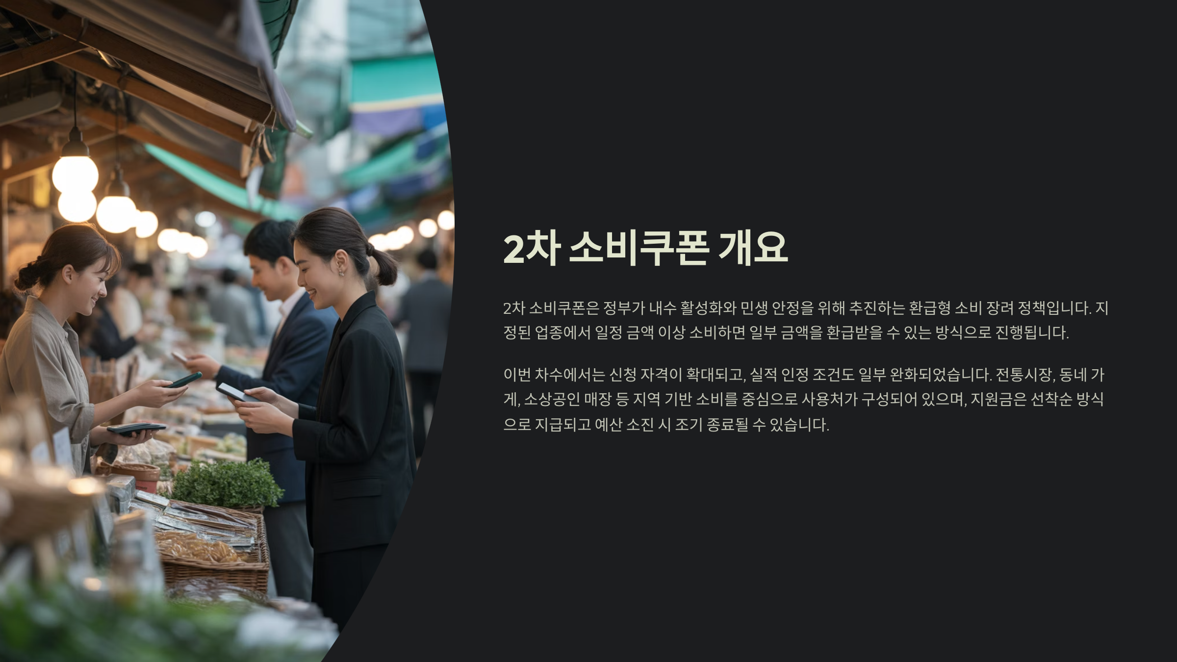 2차 소비쿠폰 개요
