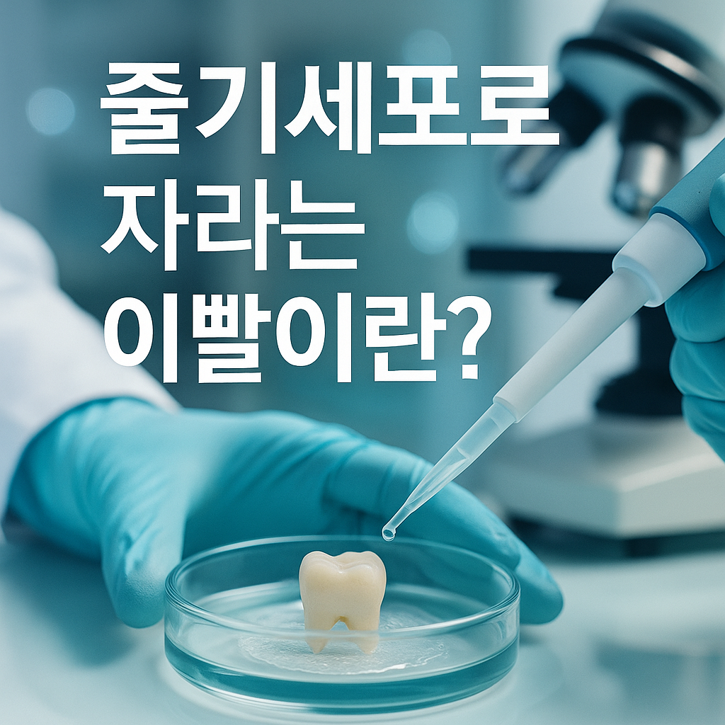 줄기세포로 자라는 이빨이란?