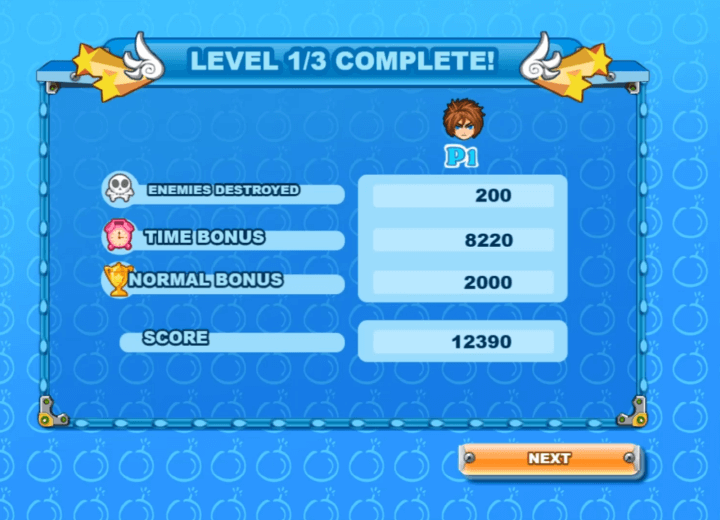 봄잇3-게임하기-종료-화면