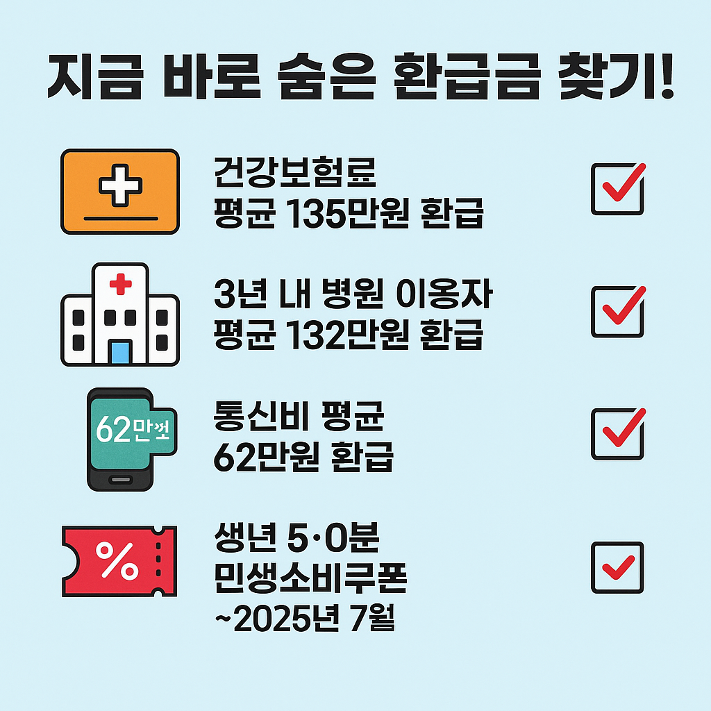 62만원 통신비 환급금 안내, 통신사가 알리지 않는 과납 요금 정보 이미지