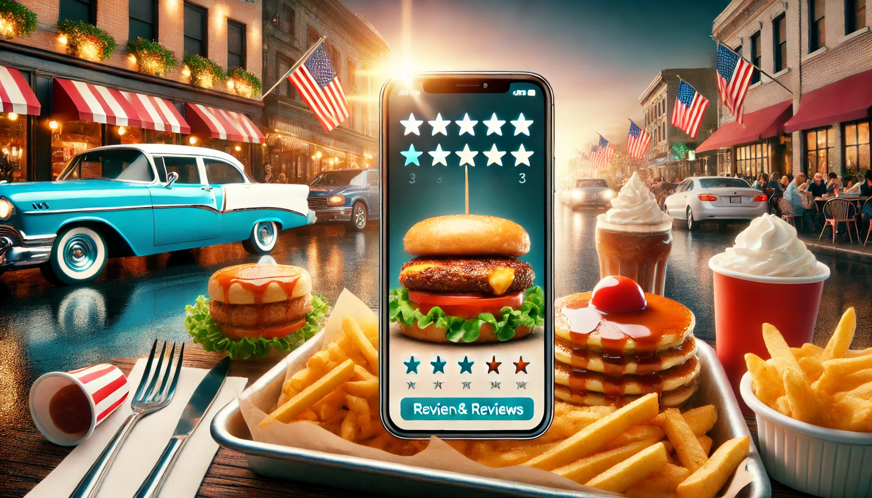 미국 맛집 탐방 관련 이미지