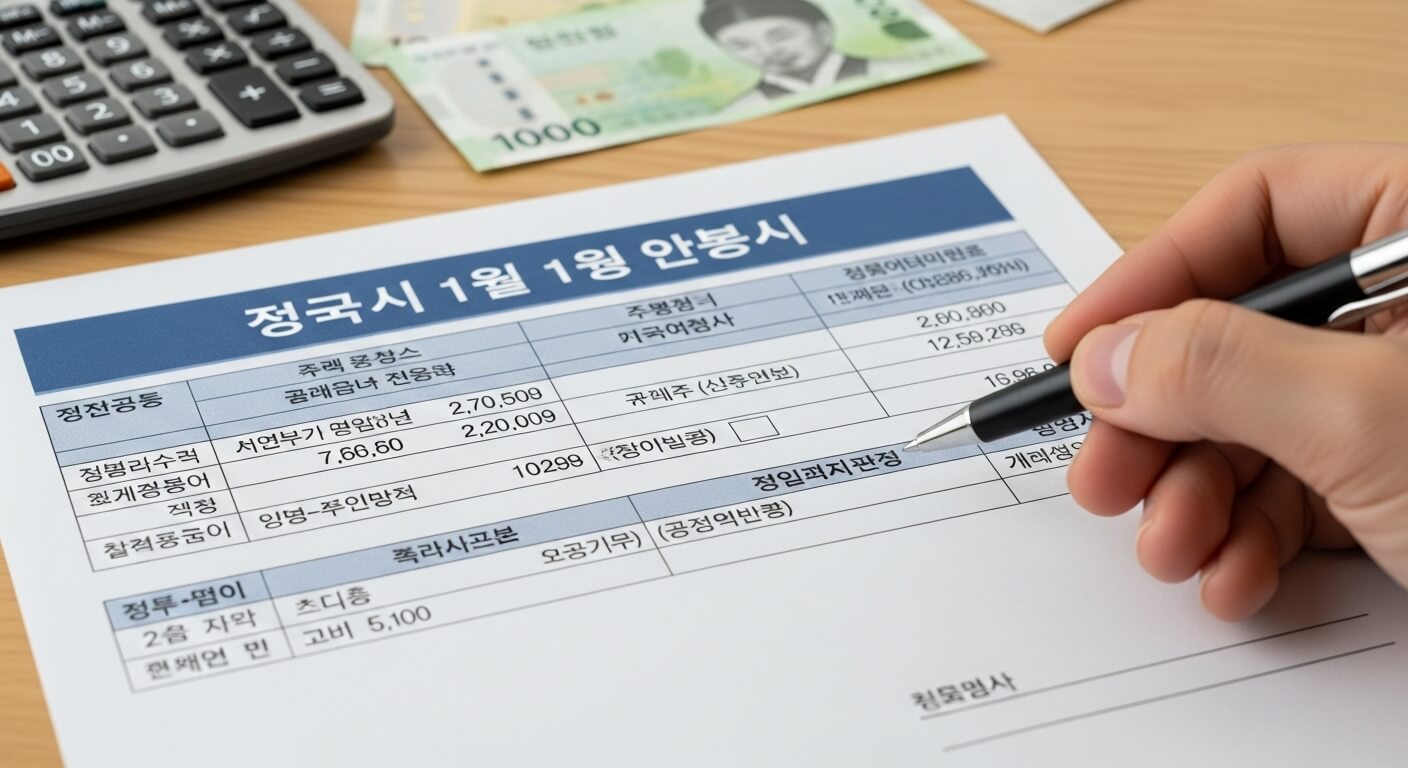 1가구 1주택 양도소득세