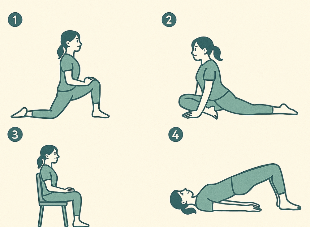 고관절에 좋은 스트레칭