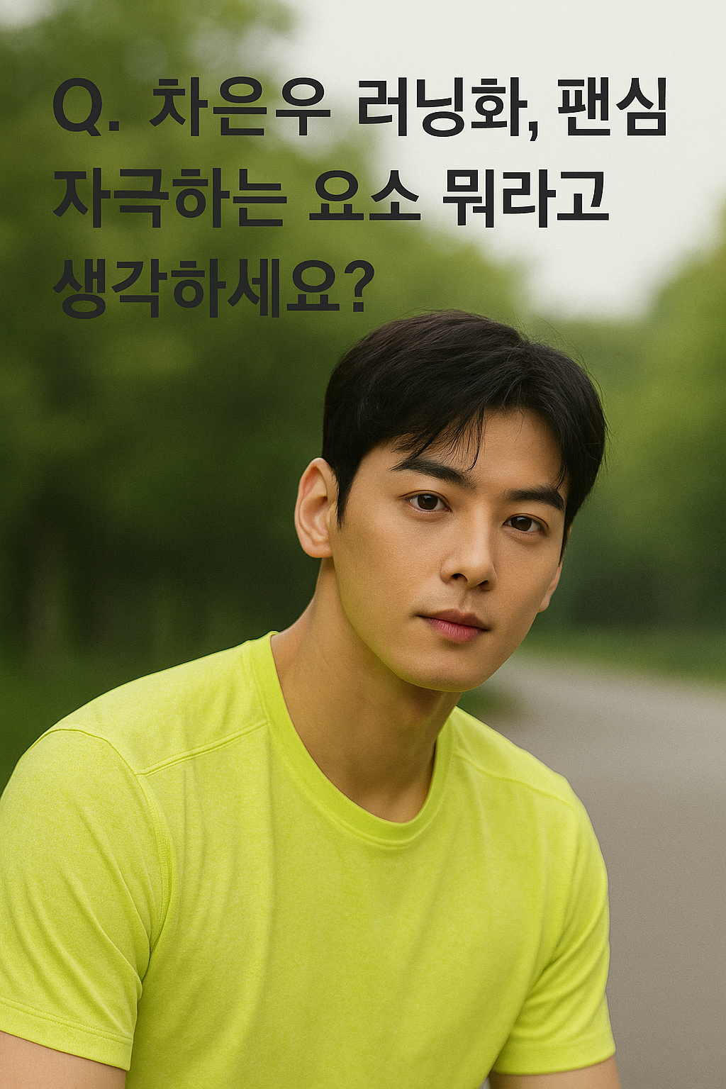 차은우 러닝화