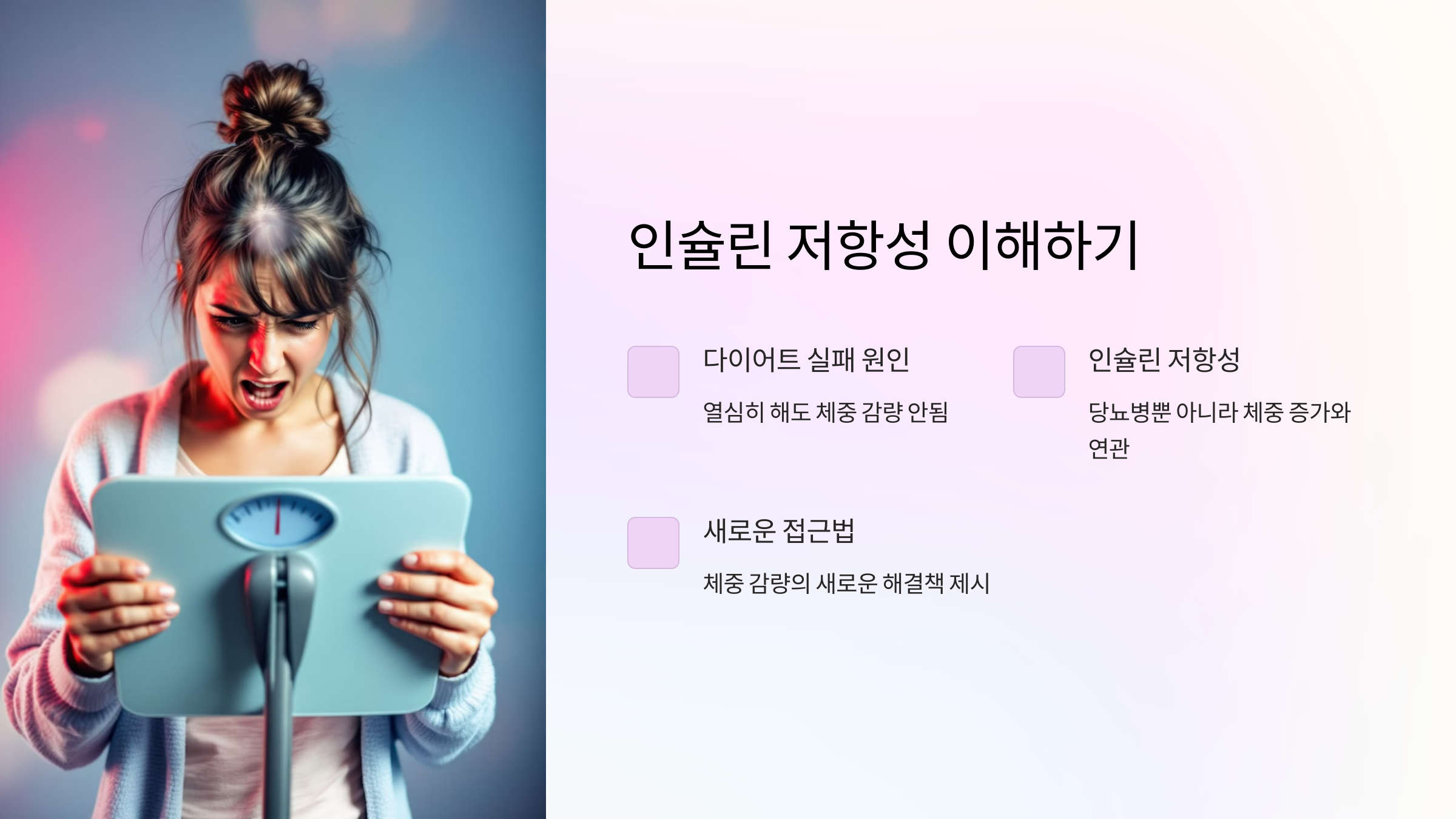 인슐린 저항성 이해하기 이미지