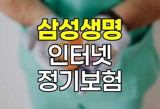 삼성생명 인터넷 정기보험의 장단점과 특징