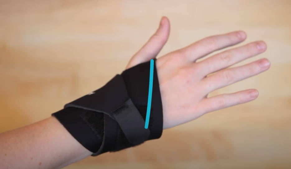 손목찜질, 아대