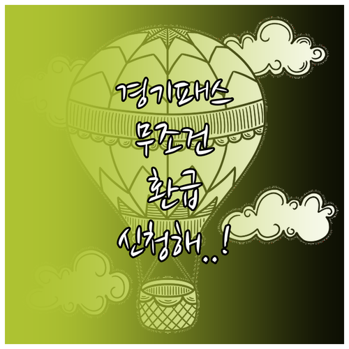 더 경기패스 혜택 및 신청 방법과 전..