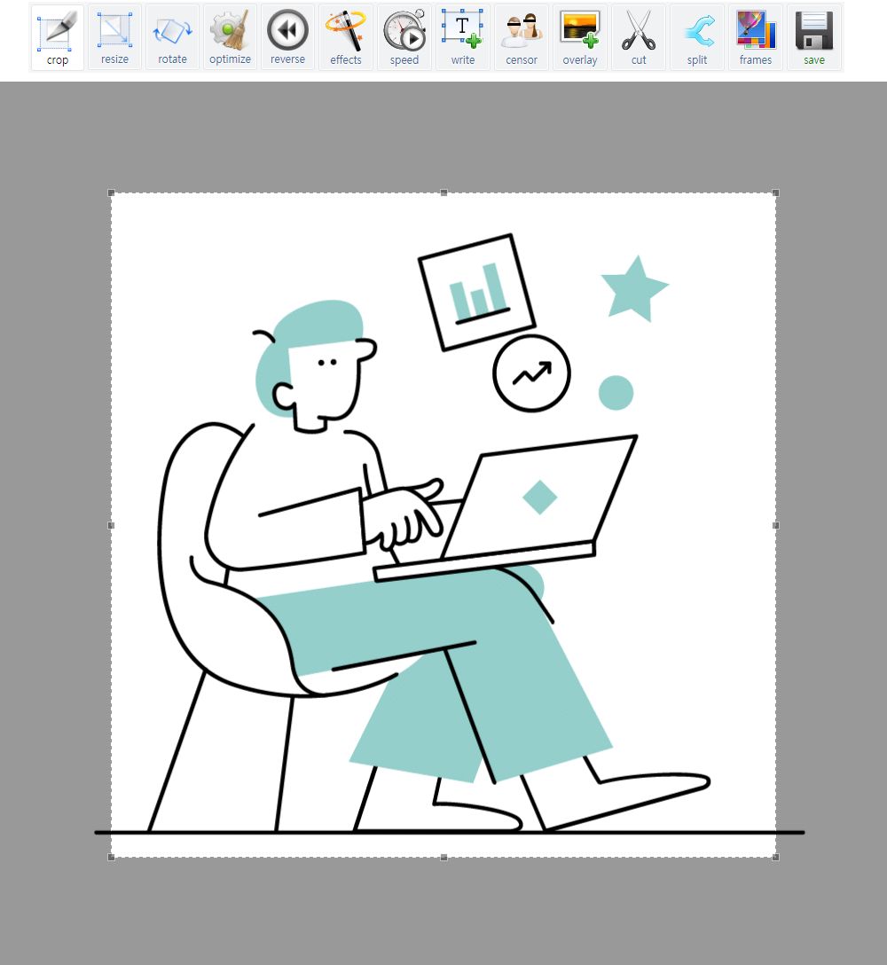 움짤 이미지 자르는 방법 움짤 이미지 자르는 방법